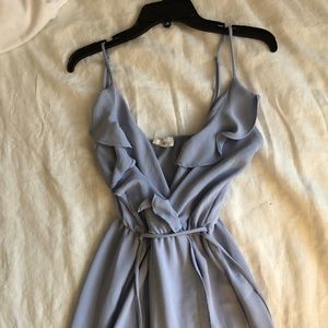 Periwinkle, Soft Blue Maxi Dress